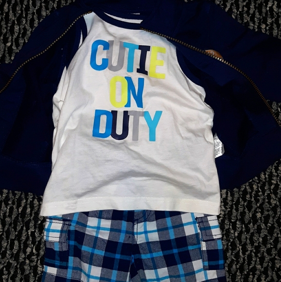 NWT Carter's Beach Cutie 3 PC Shorts Jacket Set 12 - Picture 6 of 14